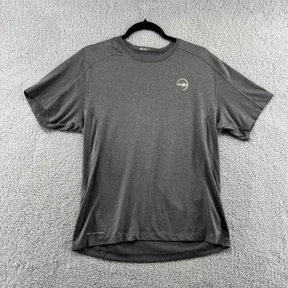 Ogio Endurance OE320 Mens T-Shirt Gray Crew Neck